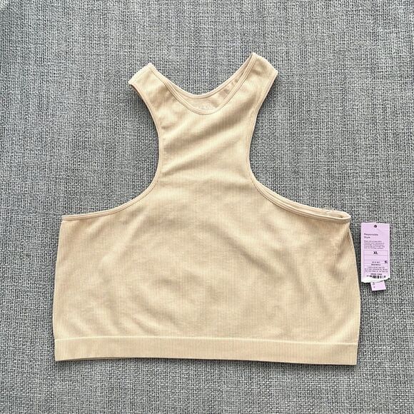 Wild Fable Cut Out Tank Top‎ Womens XL Tan Cream Shirt - Picture 1 of 4